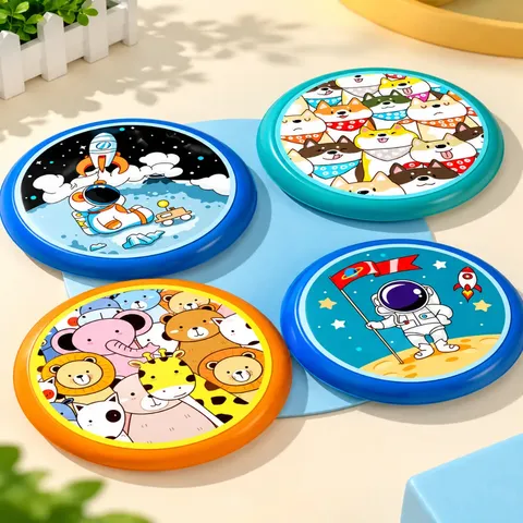Soft Rubber Frisbee Flying Disc Toy (Random Color | 216H)