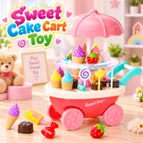 Sweet Cake Cart Toy with LED Lights & Music (668-91)