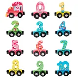 Wooden Digital Number Train Toy Set (BTE-029)
