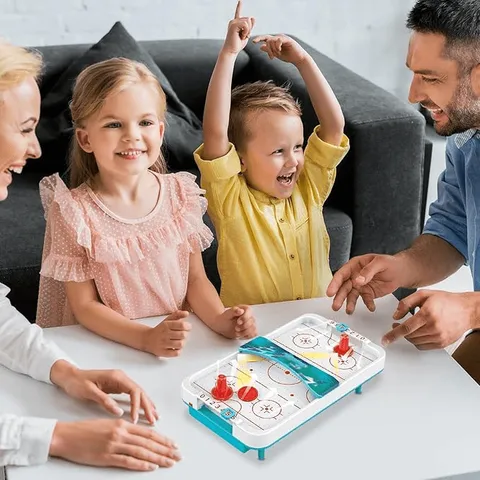 Fast-Paced Ice Hockey Tabletop Game for Two Players