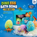 Kids Dino Egg Bath Bombs with Surprise Toys Inside  (KL9004)