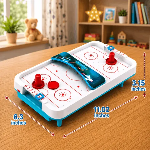 Fast-Paced Ice Hockey Tabletop Game for Two Players