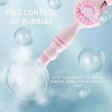 Magic Fog Bubble Wand Colorful Smoke Bubble Machine Toy (991-B-1)