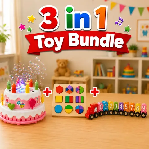 3-in-1 Kids Educational & Fun Toy Bundle (578/2025-7/BTE-029)