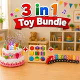 3-in-1 Kids Educational & Fun Toy Bundle (578/2025-7/BTE-029)
