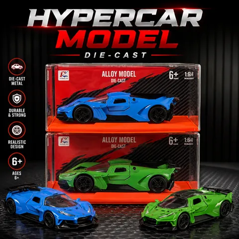 Hypercar Model Premium 1:36 Scale Diecast Car (Random Color | W36888)