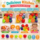 Food Cutting Play Set For Kids (Random Set | 1018-53)