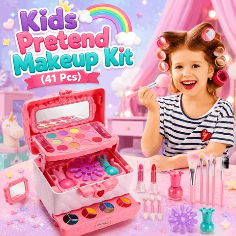 Kids Pretend Makeup Kit (41 Pcs | 1026-40)