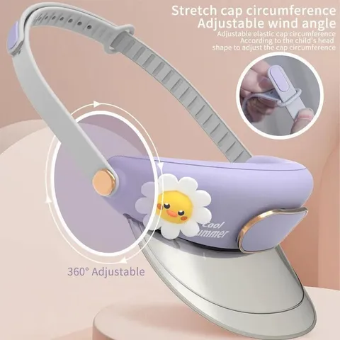 Sun Protector - Cute Hat with Cooling Fan