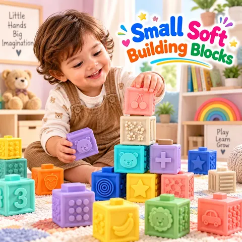 Small Soft Building Blocks Numbers and Shapes For Kids (693-1)