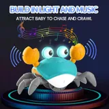 Electric Crawling Crab Toy With Lights & Music for Kids (QC-1Y)