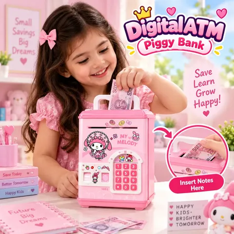 Digital ATM Piggy Bank For Kids (XC-300)