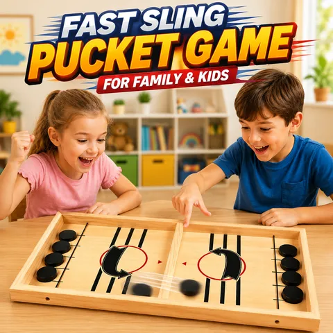 Fast Sling Pucket Game For Family & Kids