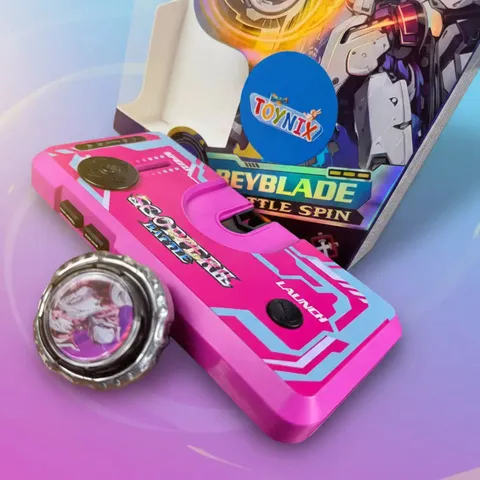 Electronic Beyblade Launcher Toy For Kids (Random Color)