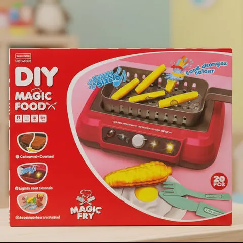 DIY Pretend Play Cooking Food Kitchen Toy Set for Kids (2A550)