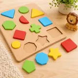 Early Educational Wooden Colorful 3D Learning Board (XY-5624)