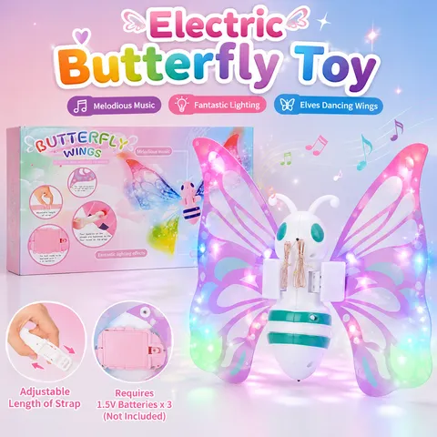 Electric Butterfly Flapping Bee Wings Toy for Kids (565)