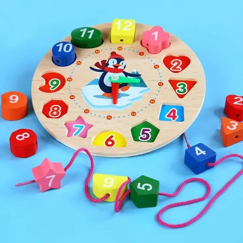 Montessori Wooden Clock For Kids | 2025-12