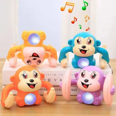 Rolling Banana Monkey Toys with Light & Music (826)