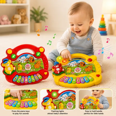 Baby Musical Educational Animal Piano Toy for Kids (5031)