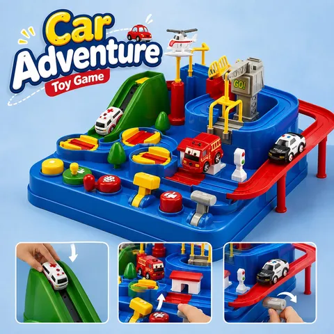 Car Adventure Toy City Rescue Toy Vehicle (6745)