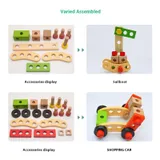 Wooden Tool Kit (29 PCS) – Kids Nut & Bolt Puzzle Educational Construction Toy (2025-38)