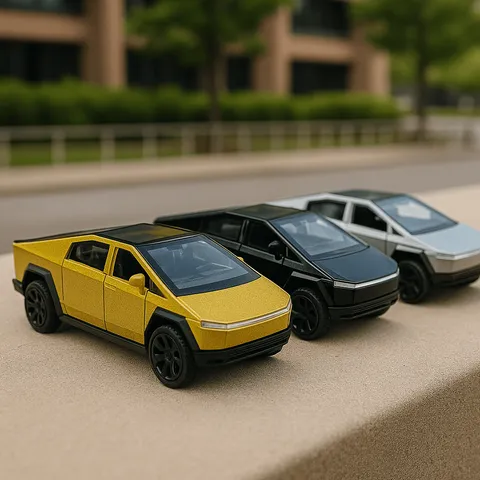 Cybertruck Diecast Toy Cars for Kids - 1 Pc (Random Color)