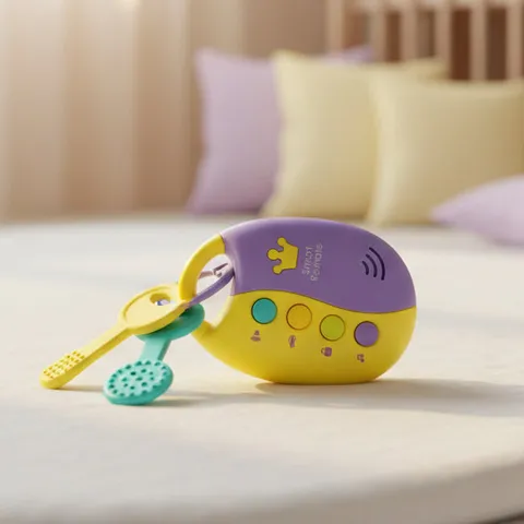 Huanger Smart Remote Car Keys Teether Toy with Light & Music Baby (HE8026)