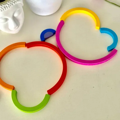 Wooden Rainbow Building Blocks | 2025-2