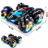 Double-Sided Tumbling Stunt RC Car with Smoke (330C)