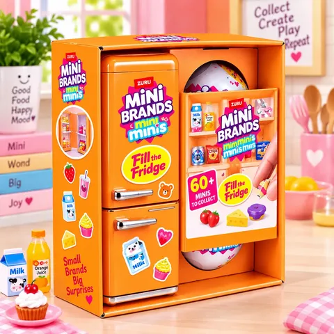 Mini Refrigerator Toy Set For Kids