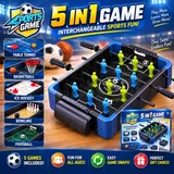 5-in-1 Multiplayer Games with Football Basketball & Table Tennis (962-5)