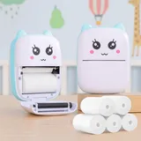 Mini Printer + 6 Paper Bundle - Complete Printing Kit