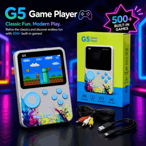 G5 500 in 1 Retro Console Game for Kids (G5)